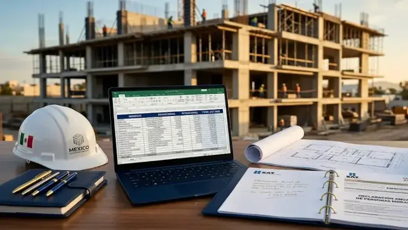 Contabilidad para constructoras e inmobiliarias en México: guía fiscal completa 2026