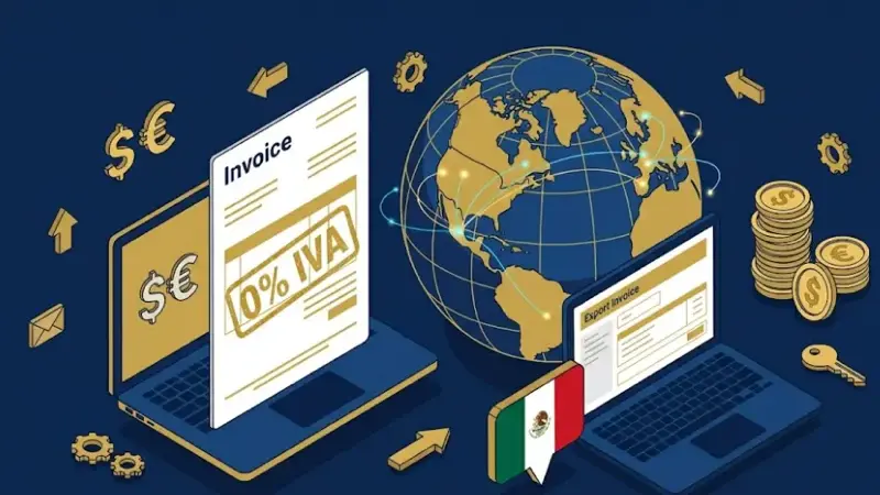 Exportación de servicios desde México: IVA tasa 0% y cómo facturar a clientes extranjeros