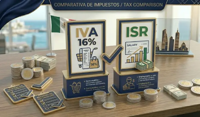 IVA vs ISR: diferencias y cómo calcularlos en México